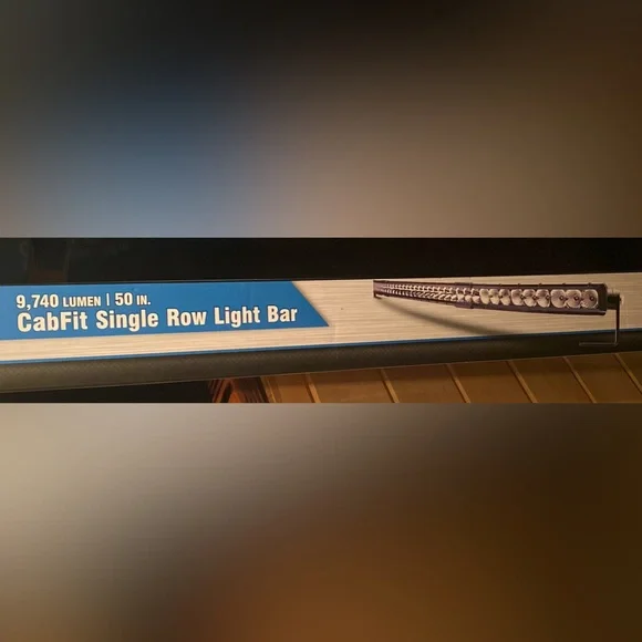 50” CAB-FIT SINGLE ROW LIGHT BAR - Picture 2 of 8